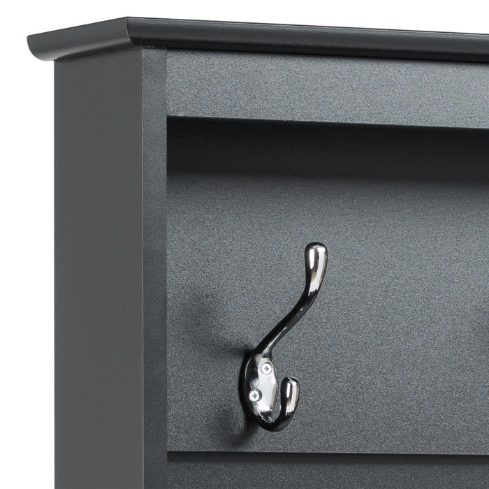 Charlton Home® Flatiron Hall Tree 38'' Wide with Bench and Shoe Storage